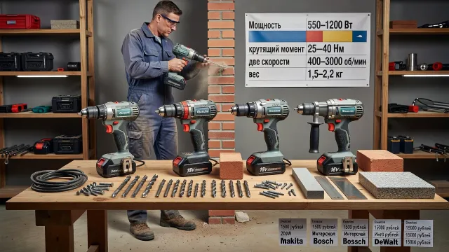 Дрель для дома и ремонта: возможности и ограничения